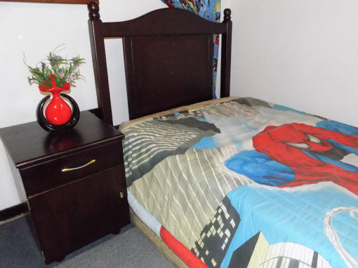 Cherub Headboard & Pedestal